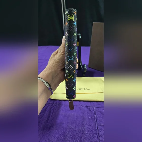 Louis Vuitton Murakami Zippy Black Multicolor Wallet - Picture 9 of 16